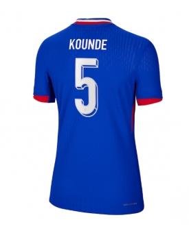 Francia Jules Kounde #5 Maglia Gara Casa Repliche Europei 2024 Donna